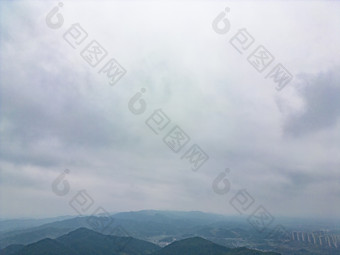 山川丘陵地貌航拍摄影图
