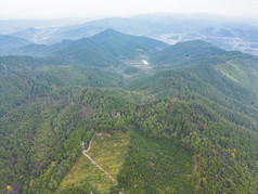 山川丘陵地貌航拍摄影图