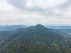 山川丘陵地貌航拍摄影图