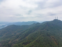 山川丘陵地貌航拍摄影图