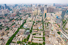 天津城市风光航拍摄影图