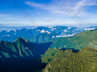 祖国大好河山湖北神农架5A景区航拍摄影图