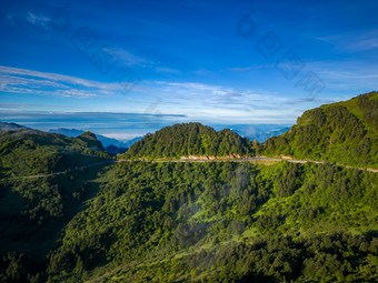 祖国大好河山湖北神农架5A景区航拍摄影图