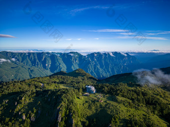 祖国大好河山湖北神农<strong>架</strong>5A景区<strong>航</strong>拍摄影图