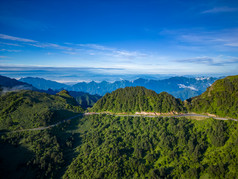 祖国大好河山湖北神农架5A景区航拍摄影图