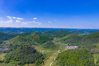 祖国大好河山湖南凤凰长潭岗风景区航拍摄影图