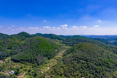 祖国大好河山湖南凤凰长潭岗风景区航拍摄影图