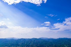 祖国大好河山丘陵山川航拍摄影图