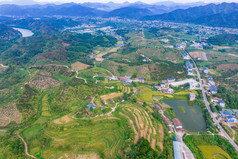 祖国大好河山丘陵山川航拍摄影图