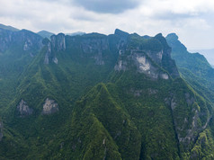 祖国壮丽山河湖南张家界风光航拍摄影图