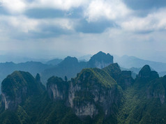 祖国壮丽山河湖南张家界风光航拍摄影图