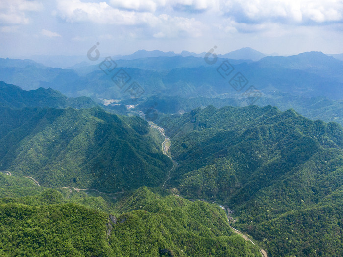 祖国壮丽山河湖南张家界风光航拍摄影图