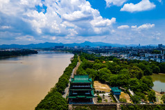 江西赣州八境台4A景区航拍