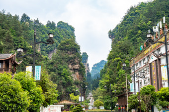 湖南张家界武陵源宝峰湖景区