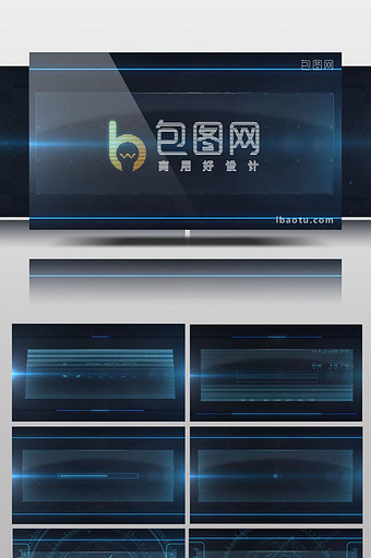 科技线条LOGO图片