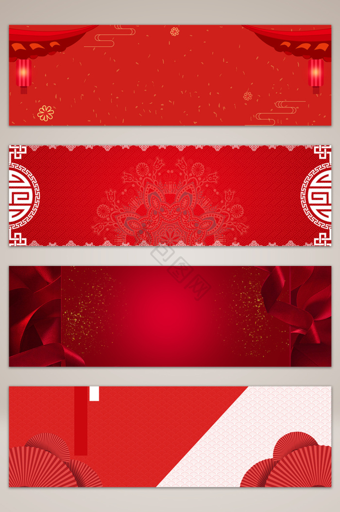 红色banner-红色banner设计图片-包图网