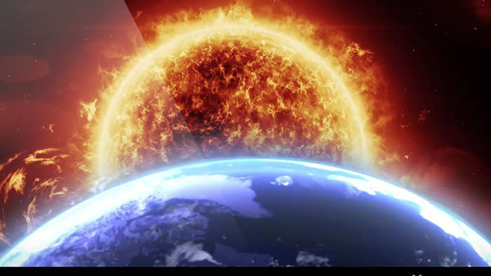 超级日食地球太阳星际特效