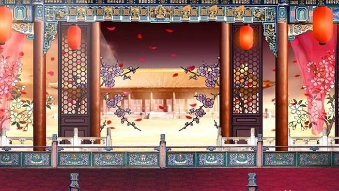 中国风古色古香典雅戏曲舞台