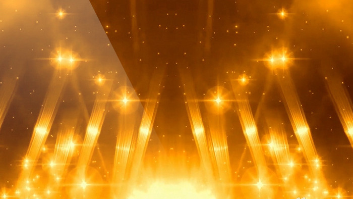 金色粒子舞台颁奖视频背景