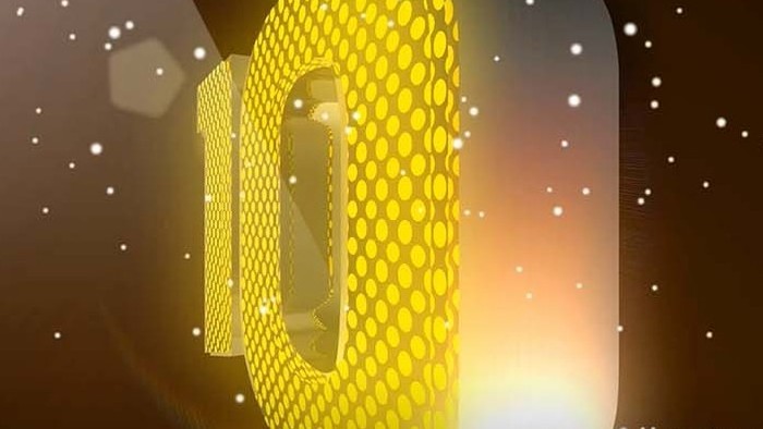 金黄3D旋转数字10秒倒计时视频素材