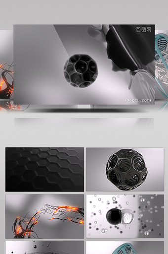 大气震撼动科技感logo展示视频图片