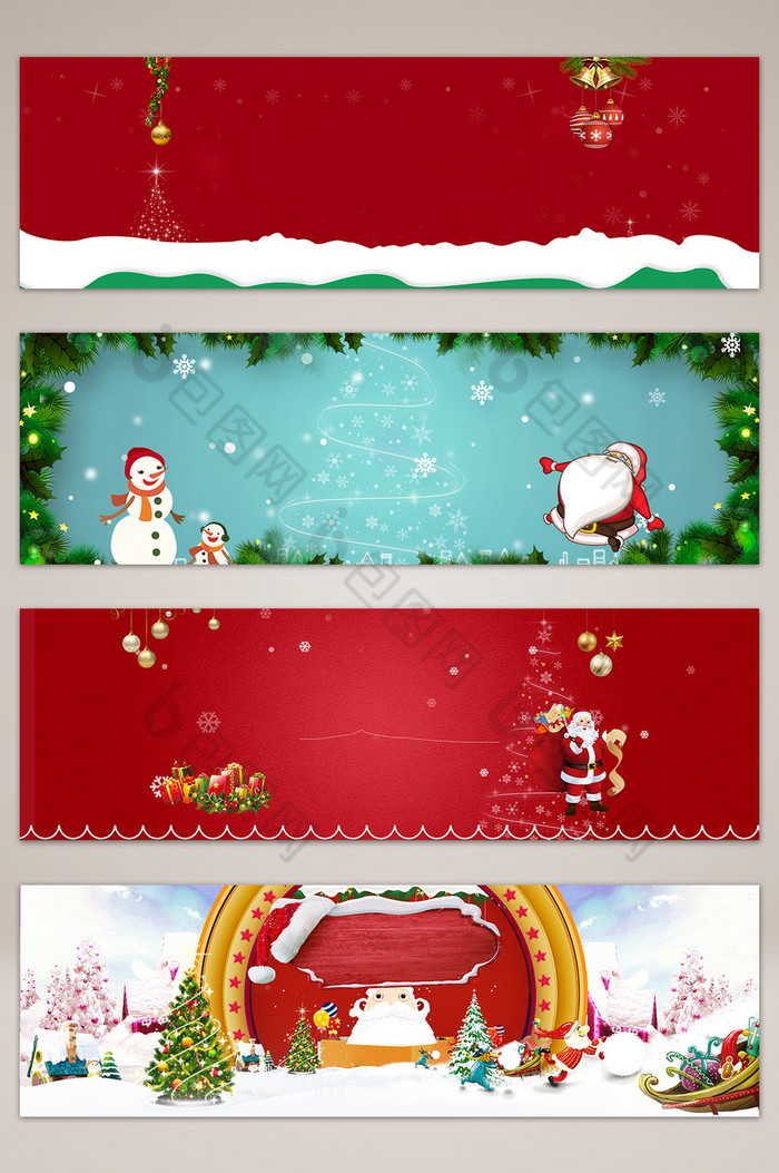 浪漫圣诞电商banner图片图片