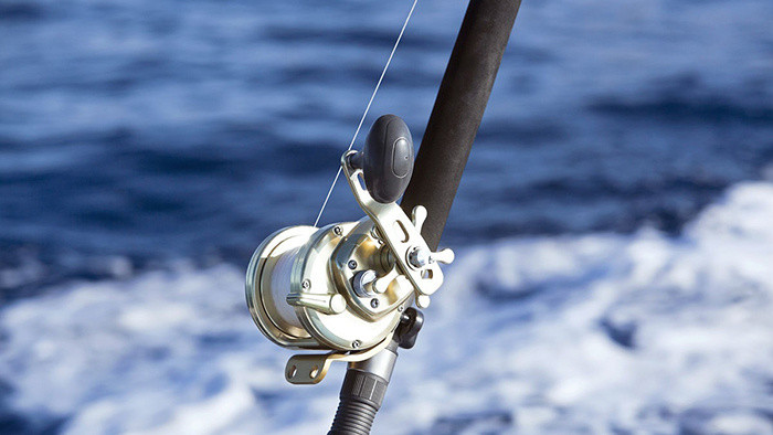 钓鱼竿与放线轮摩擦时的音效