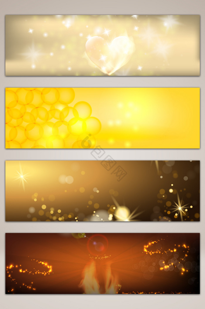 炫彩光晕梦幻海报banner