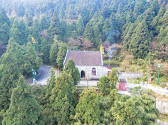 湖南南岳衡山5A景区航拍