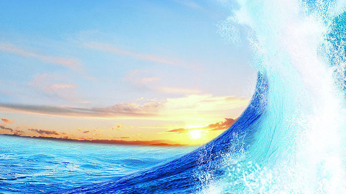 海浪潮水的声音音效