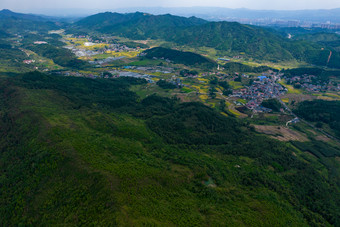 农业种植山川丘陵乡村航拍摄影图