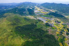 丘陵地貌山川丘陵航拍摄影图