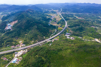 丘陵地貌山川丘陵航拍摄影图