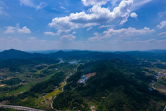 丘陵地貌山川丘陵航拍摄影图