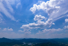 丘陵地貌山川丘陵航拍摄影图