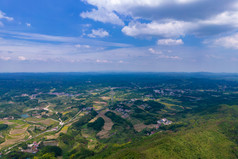 丘陵地貌山川丘陵航拍摄影图