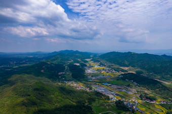 丘陵地貌山川丘陵航拍摄影图