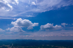 丘陵地貌山川丘陵航拍摄影图