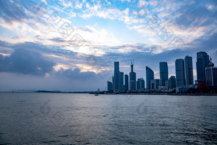 山东青岛海边城市风光图片-包图网企业站