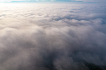云层云海日出航拍摄影图