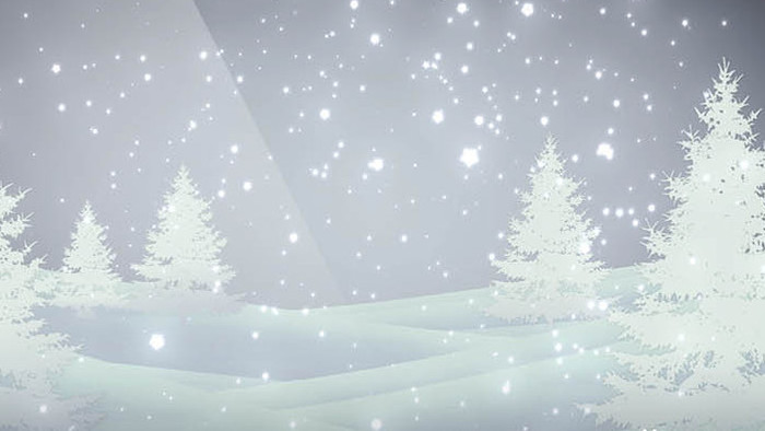 白色色调雪花掉落圣诞节LED背景