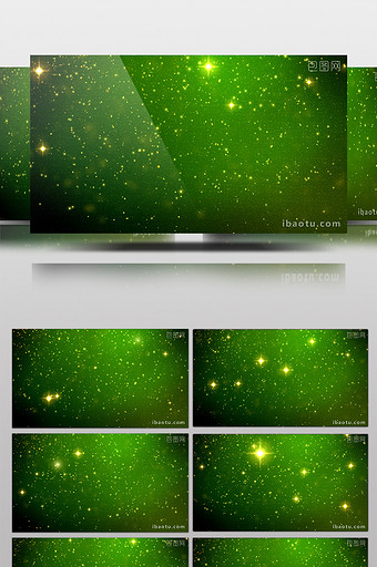梦幻 粒子 光效 光斑 绿色led背景图片
