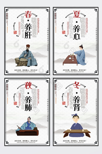 中国国粹中医养生文化展板图片