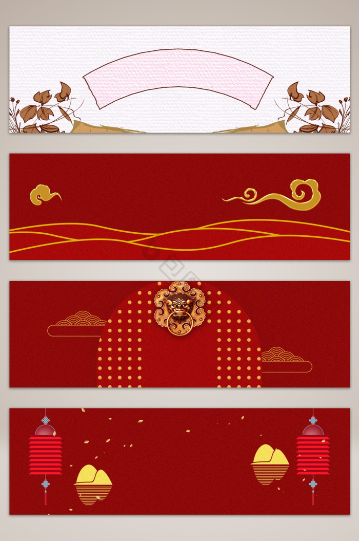 红色banner-红色banner设计图片-包图网