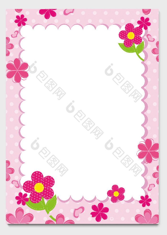 21:16:27 信纸素材 公司信纸设计  信纸打印模板 粉色生日 信纸背景