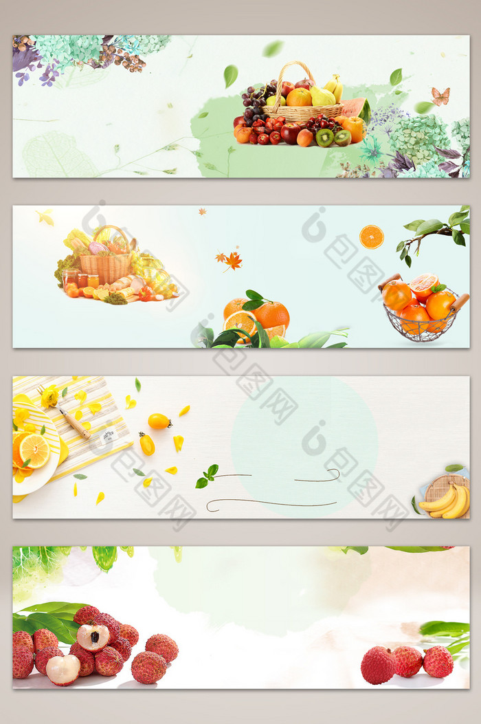 海报banner食物图片