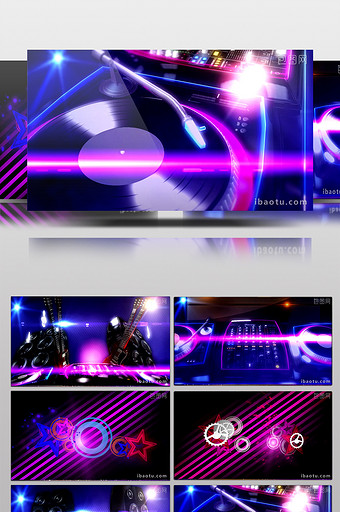 音响音乐控制器 酒吧舞台背景视频图片