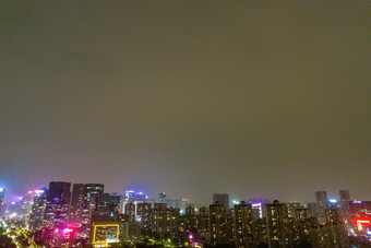 佛山夜景万家灯火航拍摄图