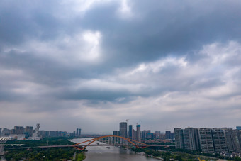 广东佛山城市风光航拍摄影图