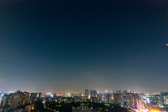 广东<strong>佛山城市</strong>夜景灯光航拍摄影图